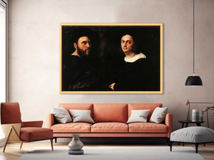 Double Portrait By Raphael