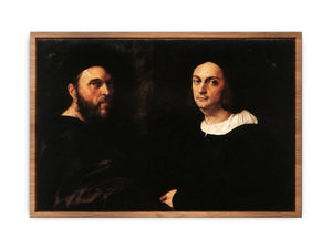 Double Portrait By Raphael