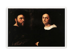Double Portrait By Raphael