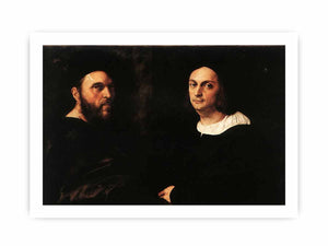 Double Portrait By Raphael