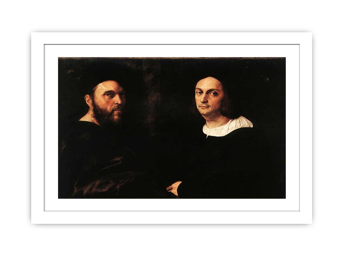 Double Portrait By Raphael