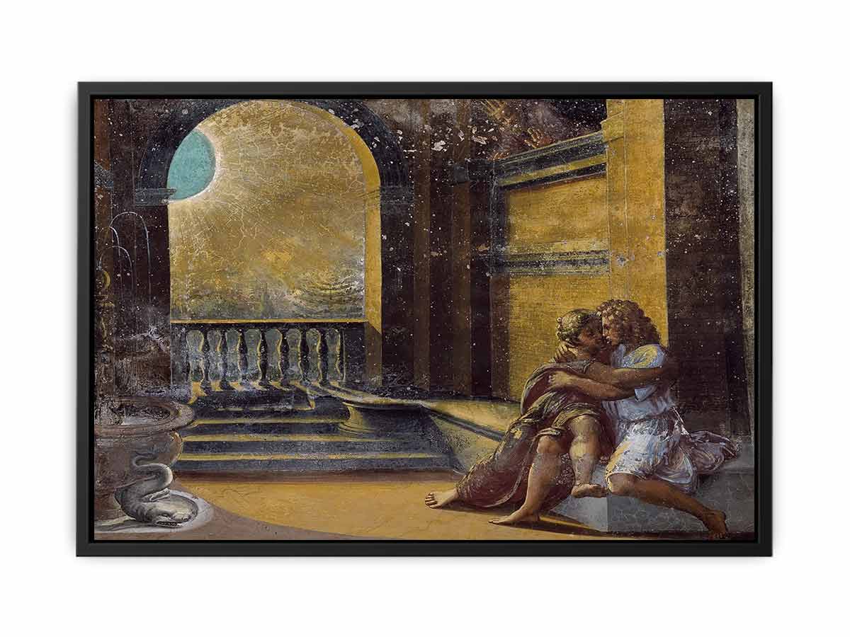 Isaac and Rebecca Spied upon by Abimelech By Raphael