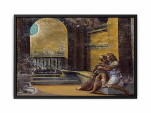 Isaac and Rebecca Spied upon by Abimelech By Raphael
