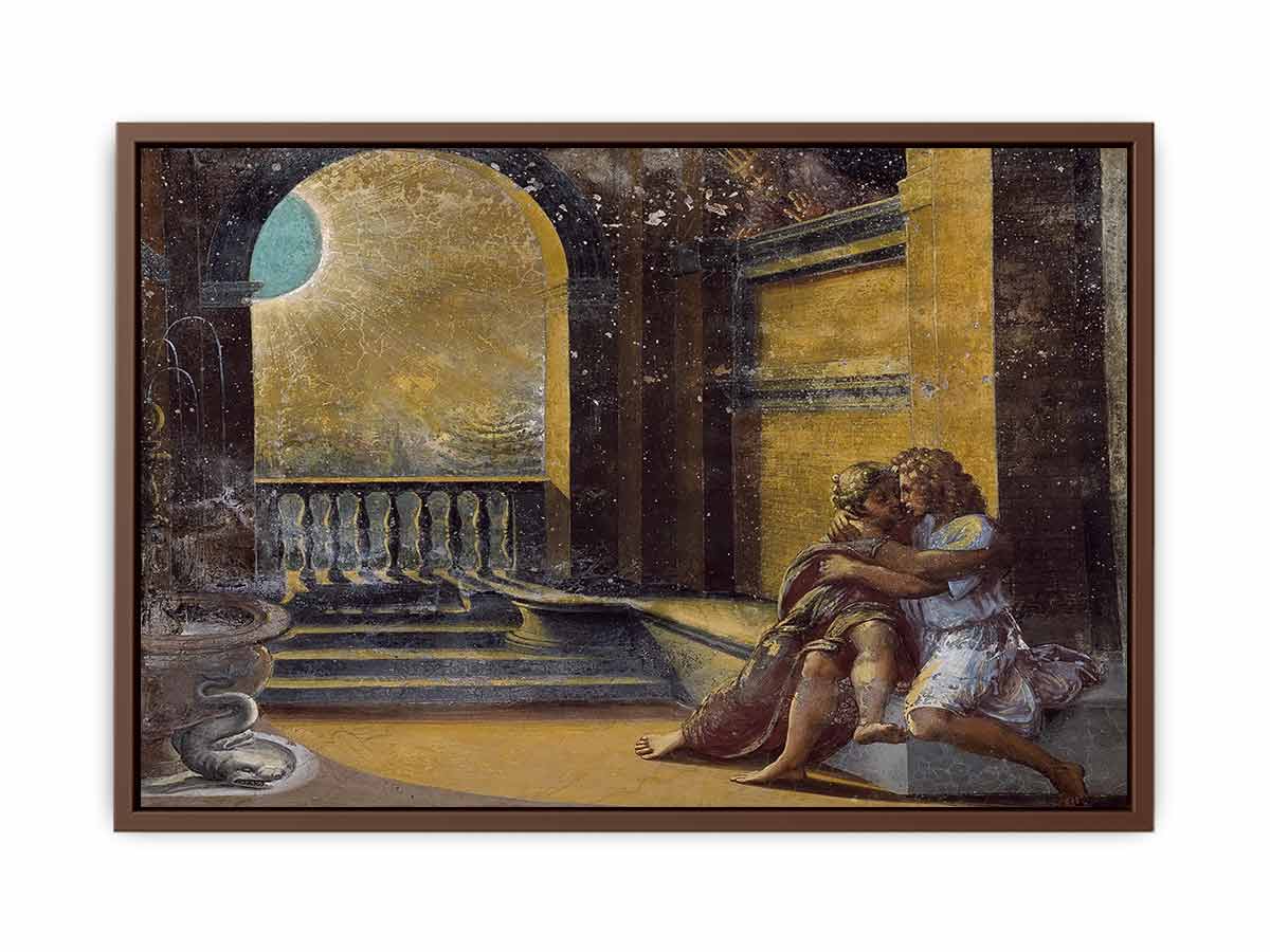 Isaac and Rebecca Spied upon by Abimelech By Raphael