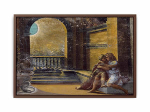Isaac and Rebecca Spied upon by Abimelech By Raphael