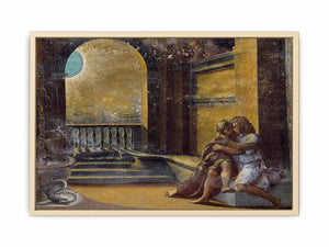 Isaac and Rebecca Spied upon by Abimelech By Raphael