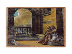 Isaac and Rebecca Spied upon by Abimelech By Raphael
