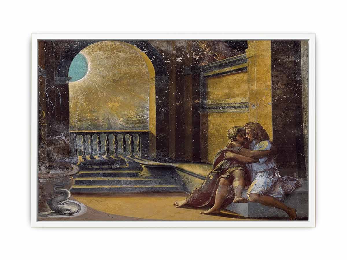 Isaac and Rebecca Spied upon by Abimelech By Raphael