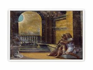 Isaac and Rebecca Spied upon by Abimelech By Raphael