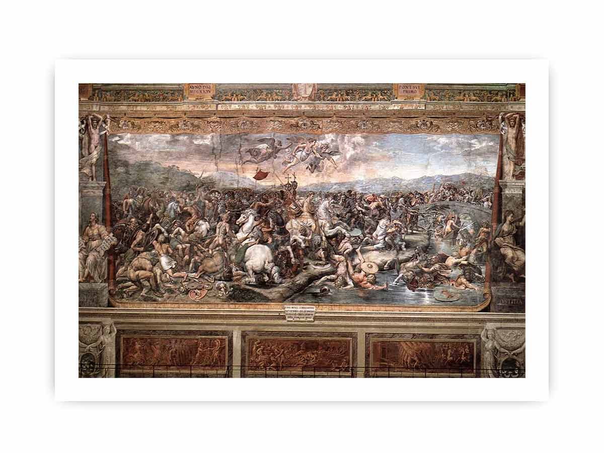 The Battle at Pons Milvius By Raphael