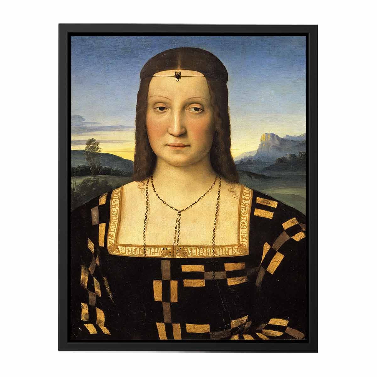 Portrait of Elisabetta Gonzaga By Raphael