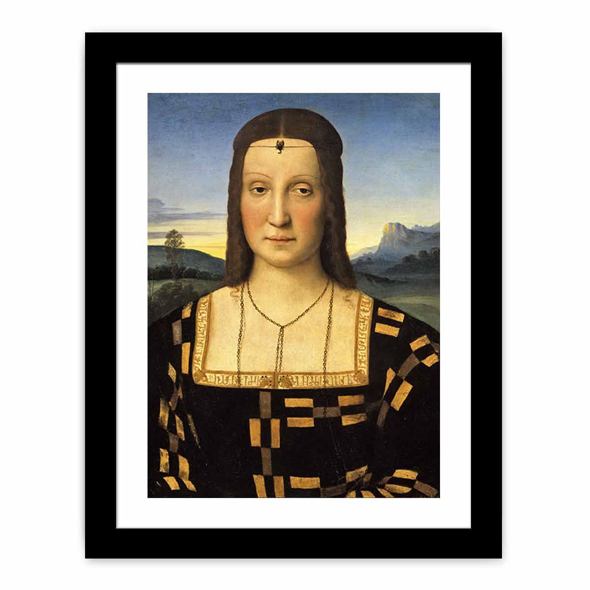 Portrait of Elisabetta Gonzaga By Raphael