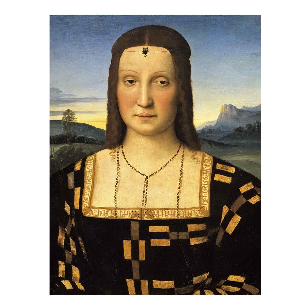 Portrait of Elisabetta Gonzaga By Raphael