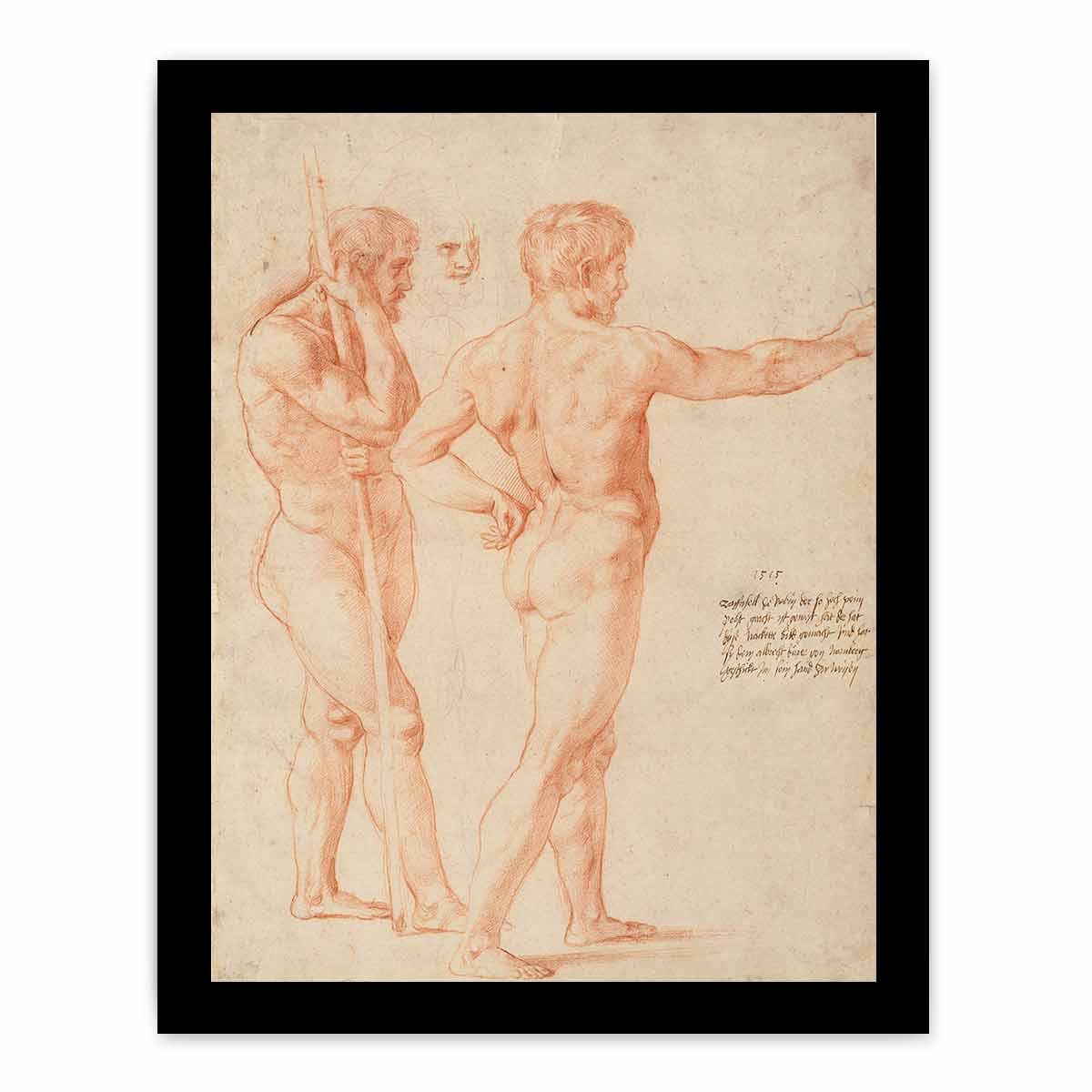 Nude Studies, 1515 By Raphael