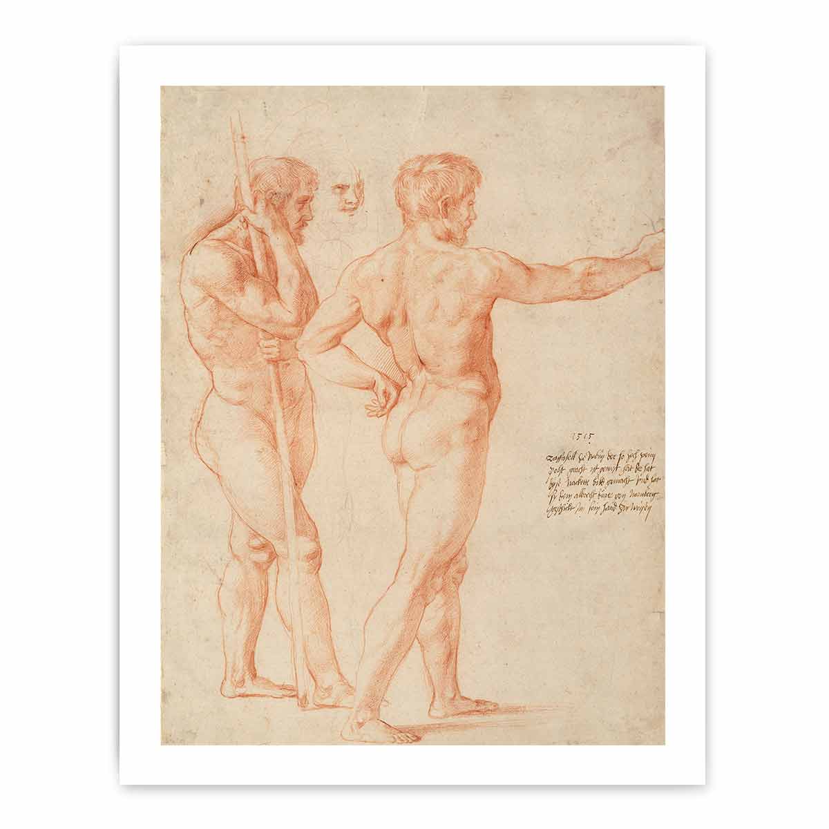 Nude Studies, 1515 By Raphael