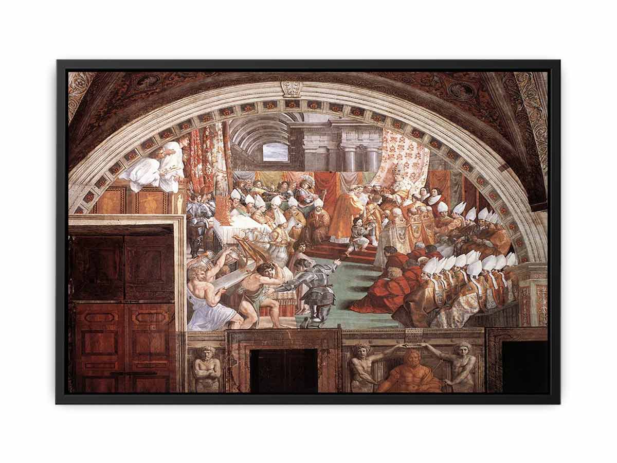 The Coronation of Charlemagne By Raphael
