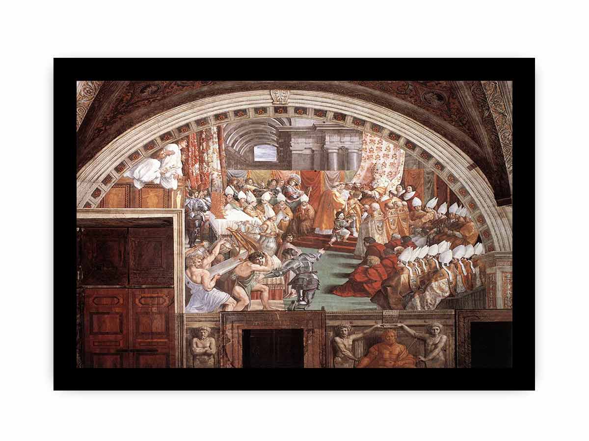 The Coronation of Charlemagne By Raphael