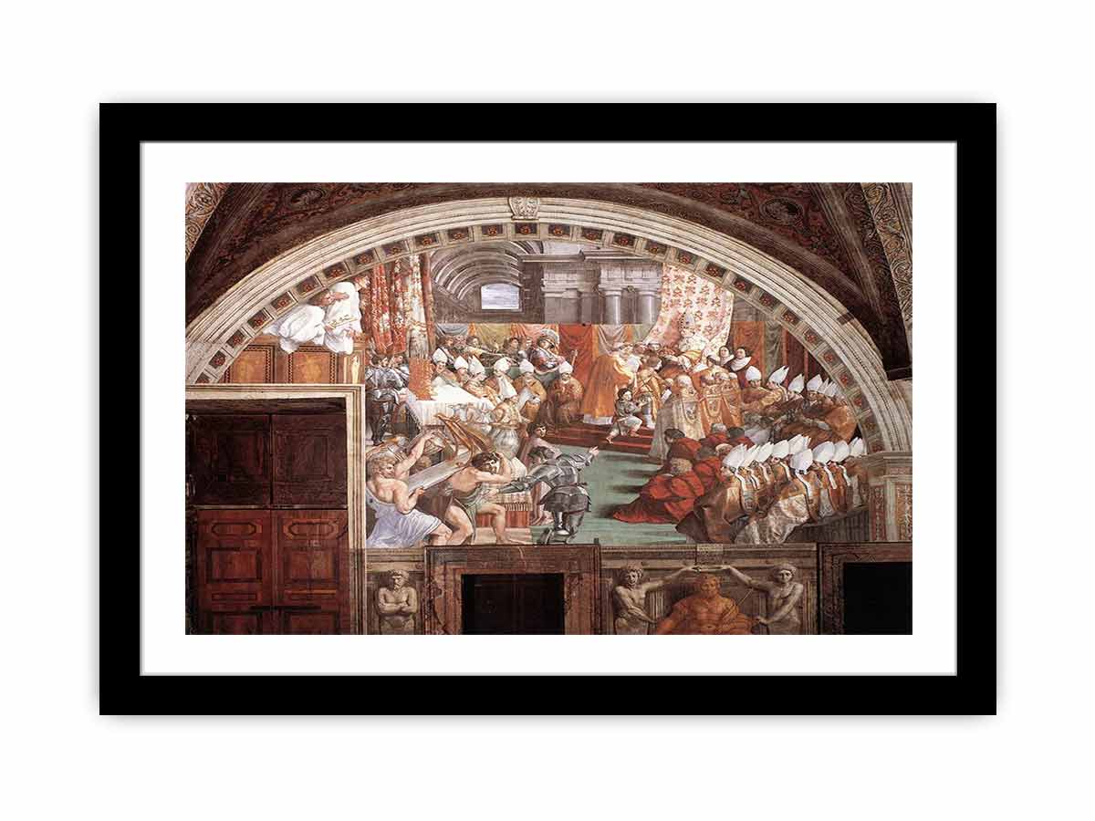 The Coronation of Charlemagne By Raphael