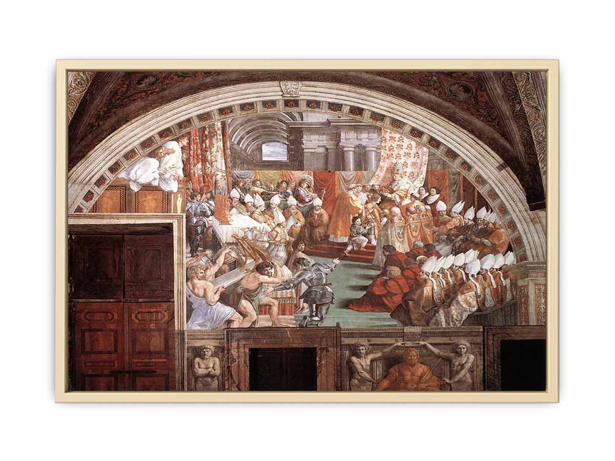 The Coronation of Charlemagne By Raphael