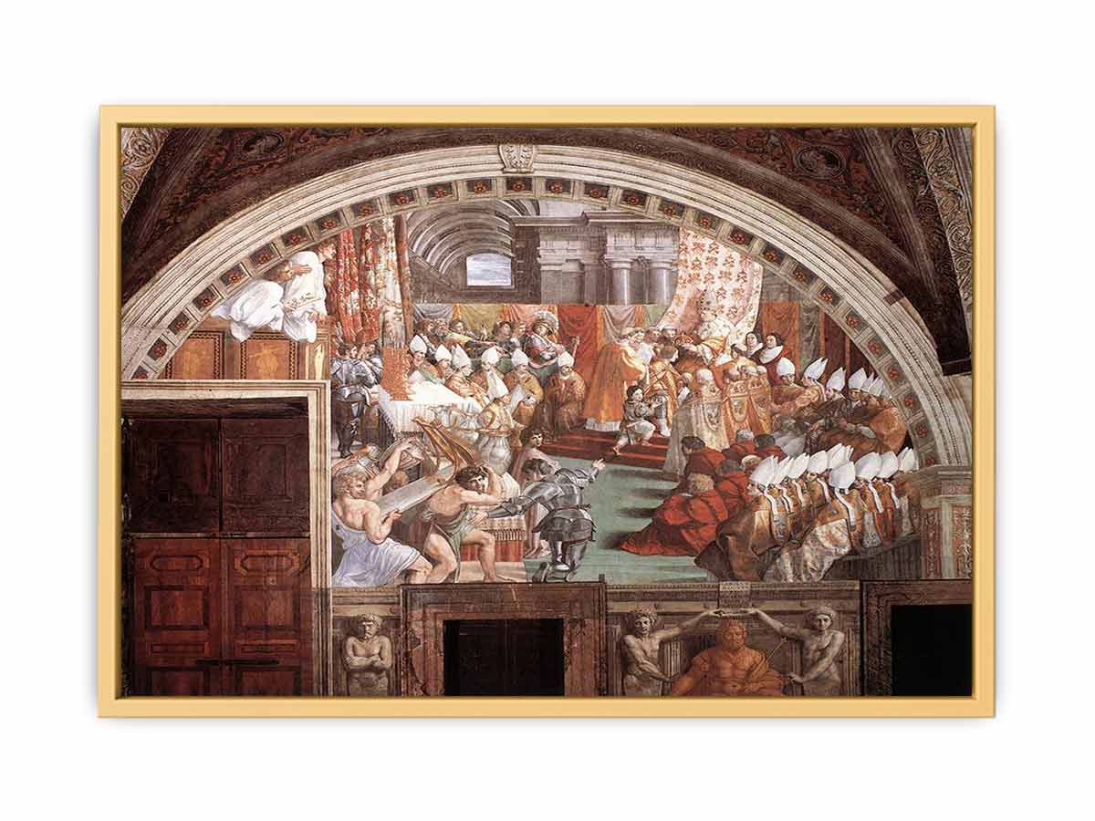 The Coronation of Charlemagne By Raphael