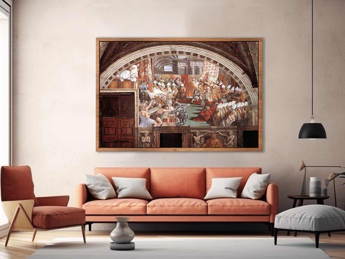 The Coronation of Charlemagne By Raphael