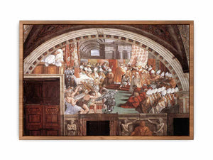 The Coronation of Charlemagne By Raphael