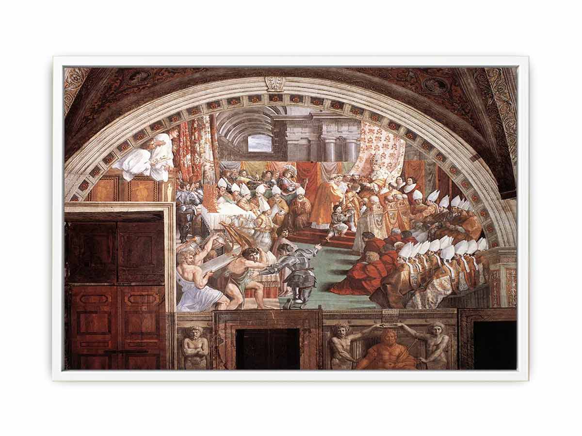 The Coronation of Charlemagne By Raphael