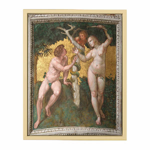 Adam and Eve (ceiling panel) By Raphael