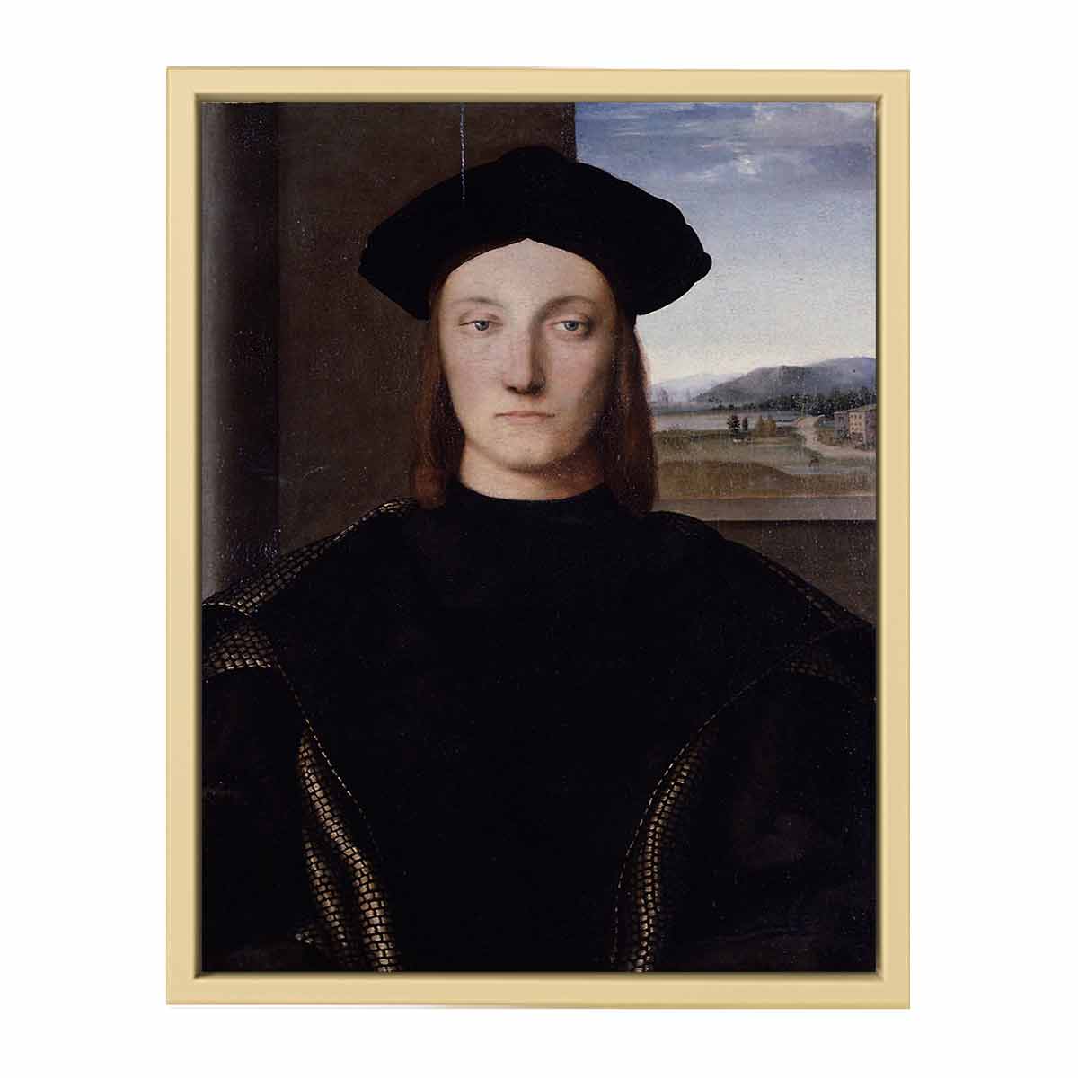 Portrait of Guidobaldo da Montefeltro By Raphael
