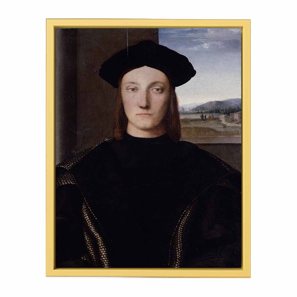 Portrait of Guidobaldo da Montefeltro By Raphael