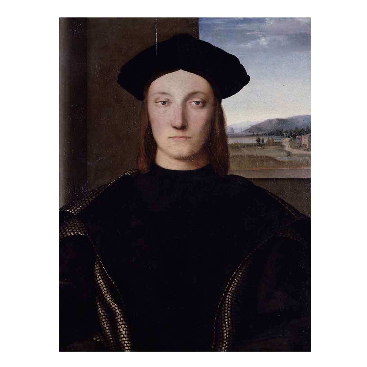 Portrait of Guidobaldo da Montefeltro By Raphael