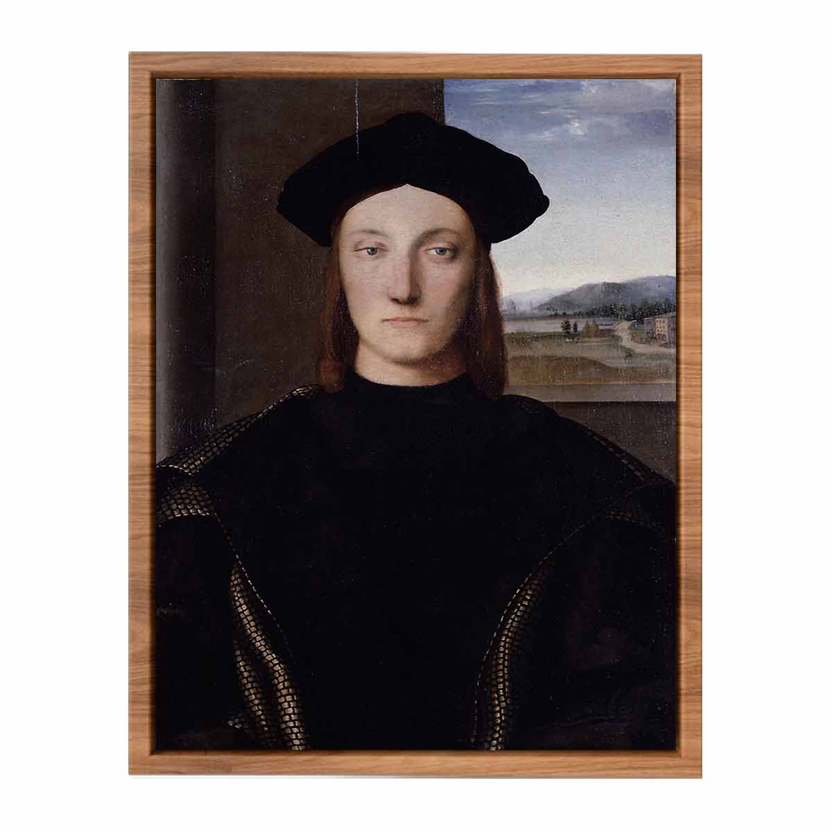 Portrait of Guidobaldo da Montefeltro By Raphael