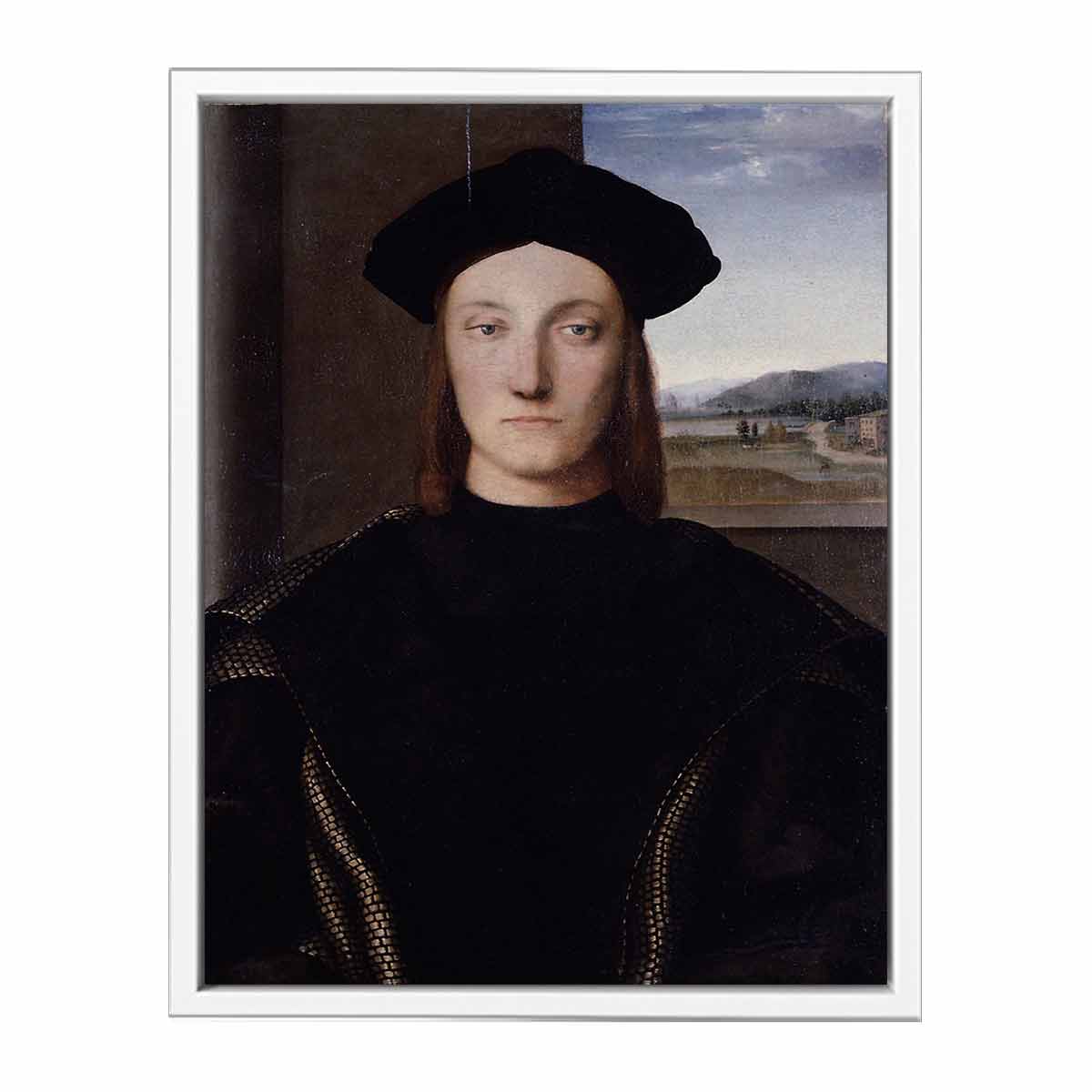 Portrait of Guidobaldo da Montefeltro By Raphael