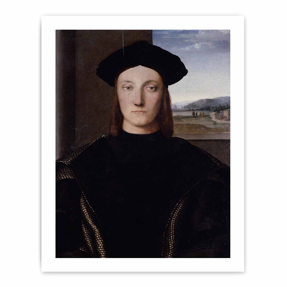 Portrait of Guidobaldo da Montefeltro By Raphael