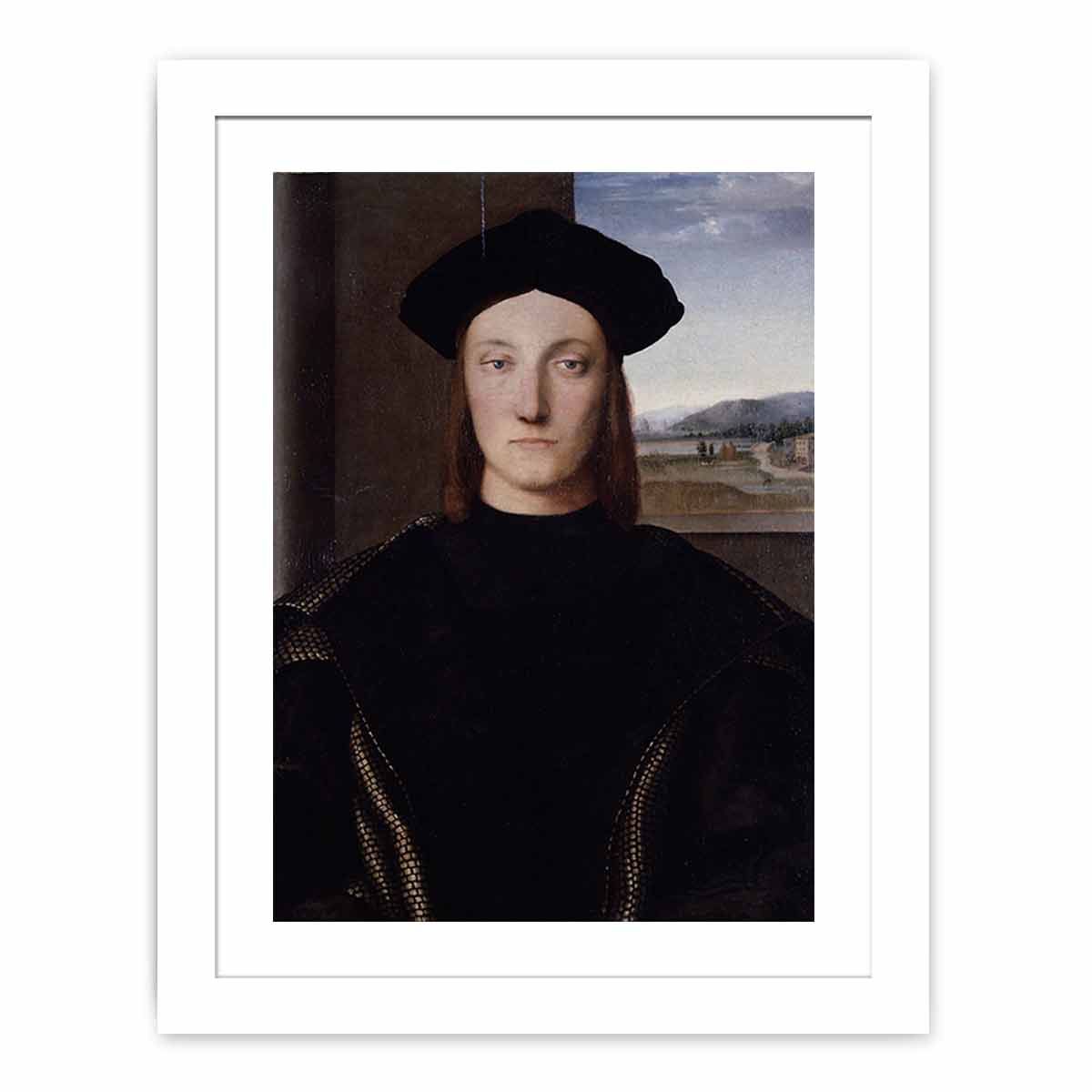 Portrait of Guidobaldo da Montefeltro By Raphael