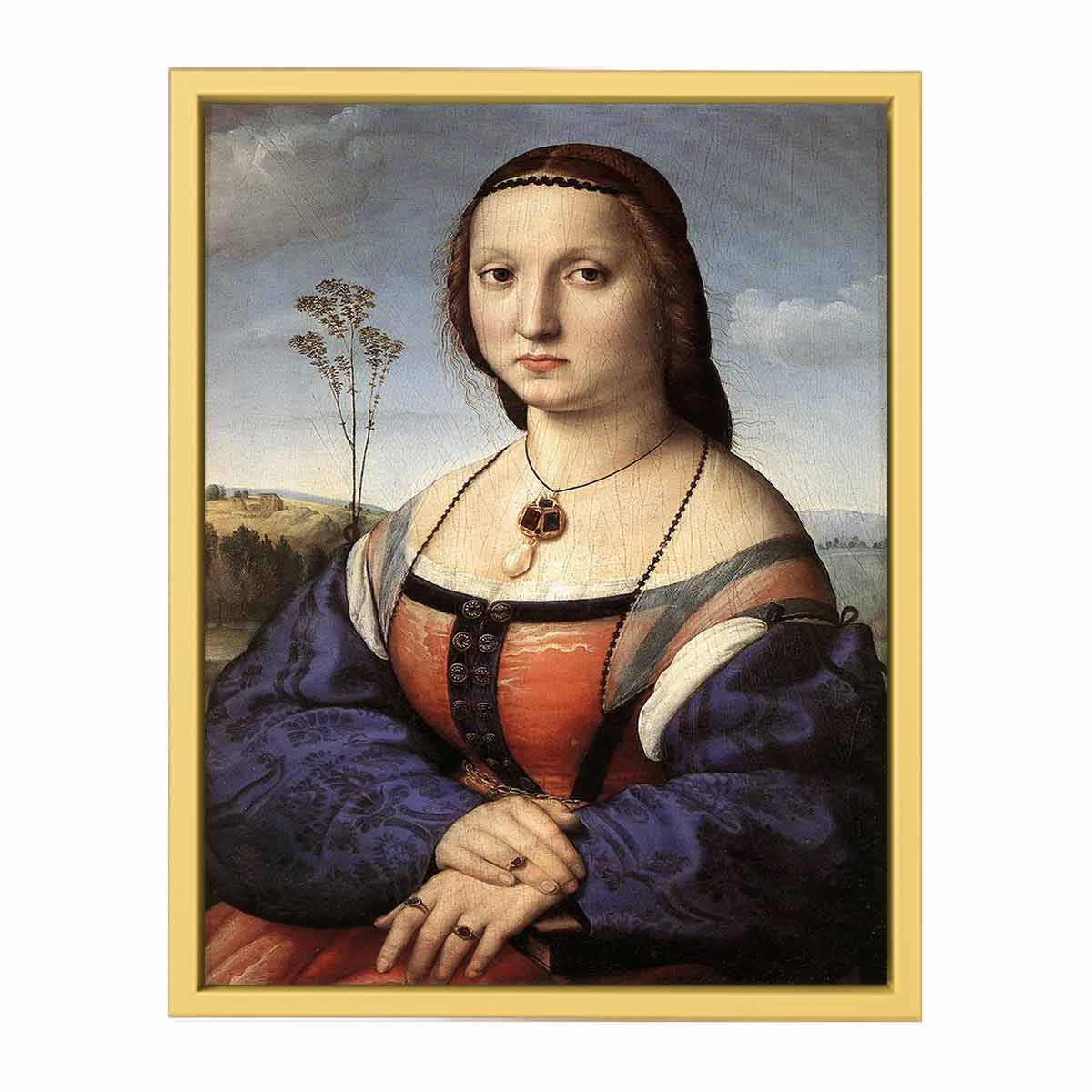 Portrait of Maddalena Doni By Raphael