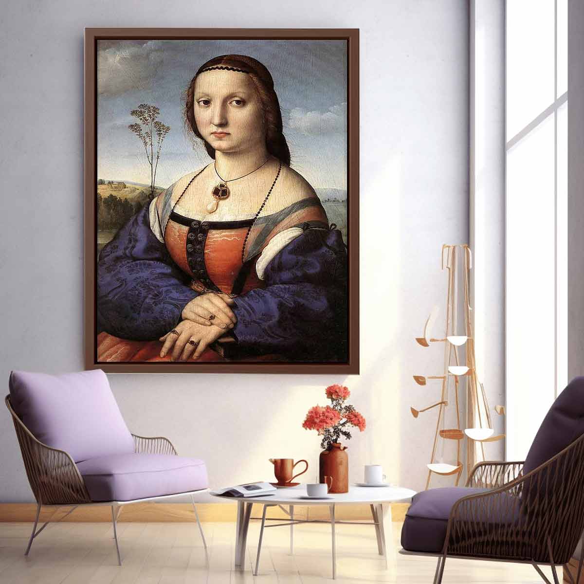Portrait of Maddalena Doni By Raphael