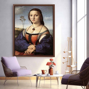 Portrait of Maddalena Doni By Raphael