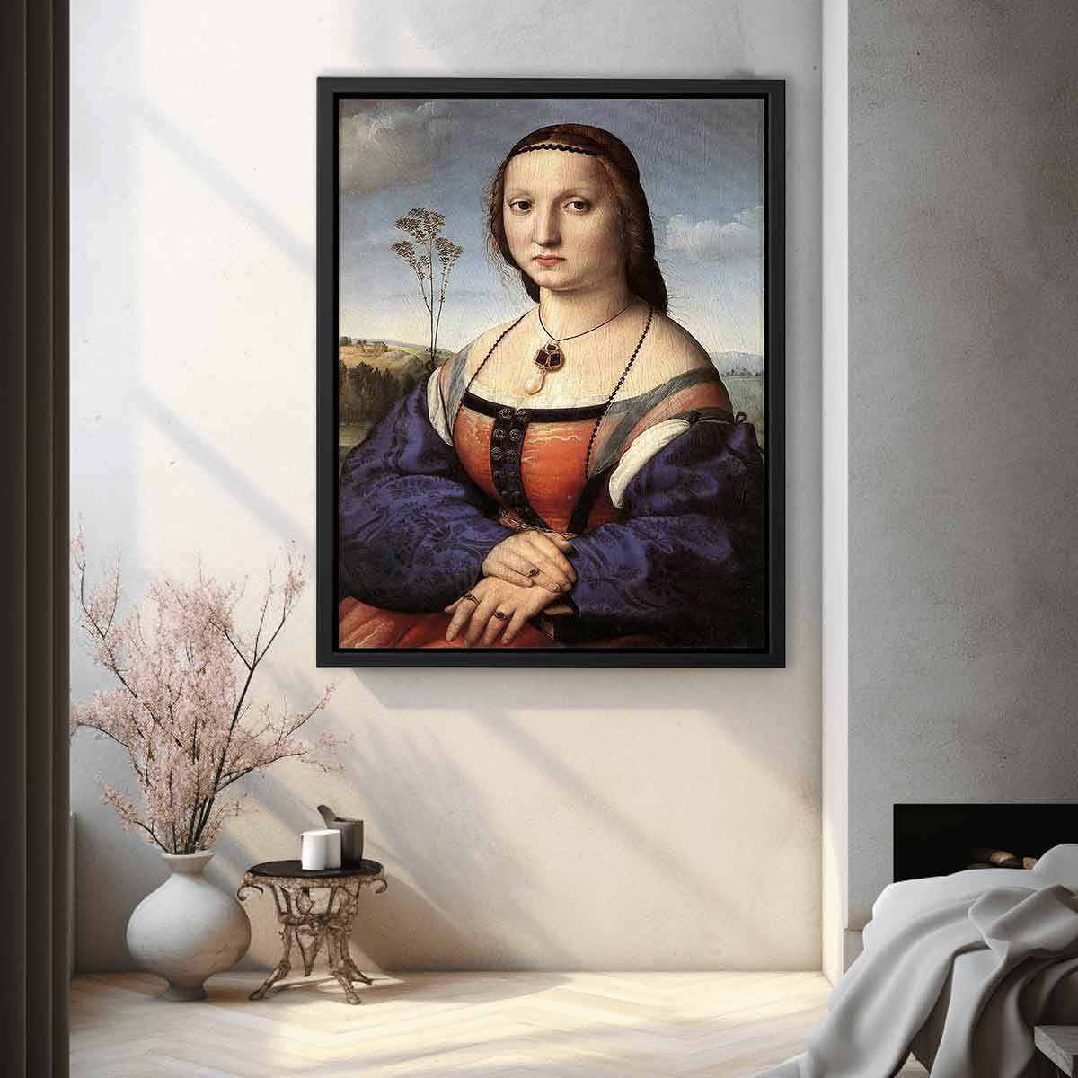 Portrait of Maddalena Doni By Raphael