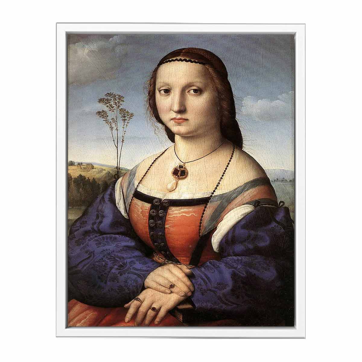 Portrait of Maddalena Doni By Raphael