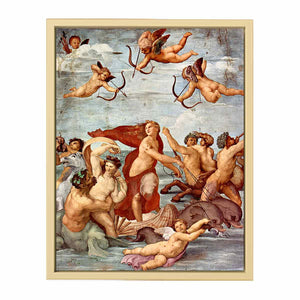 Fresken in der Villa Farnesia, Wandfresko, Szene: Triumph der Galatea By Raphael