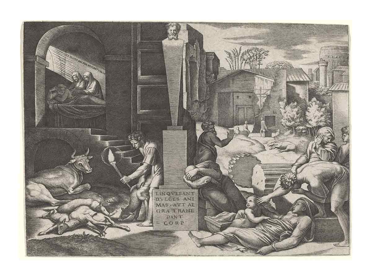 Il Morbetto (The Plague) By Raphael