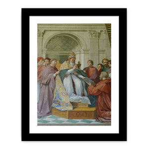 Gregory IX Approving The Decretals By Raphael