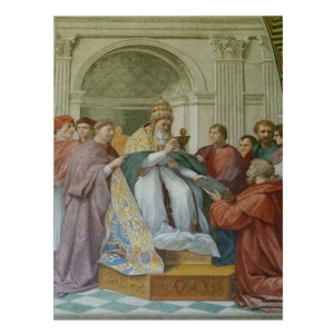 Gregory IX Approving The Decretals By Raphael