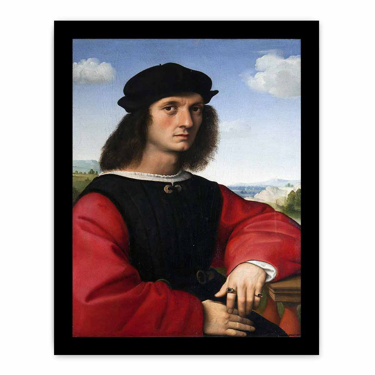 Portrait of Agnolo Doni By Raphael