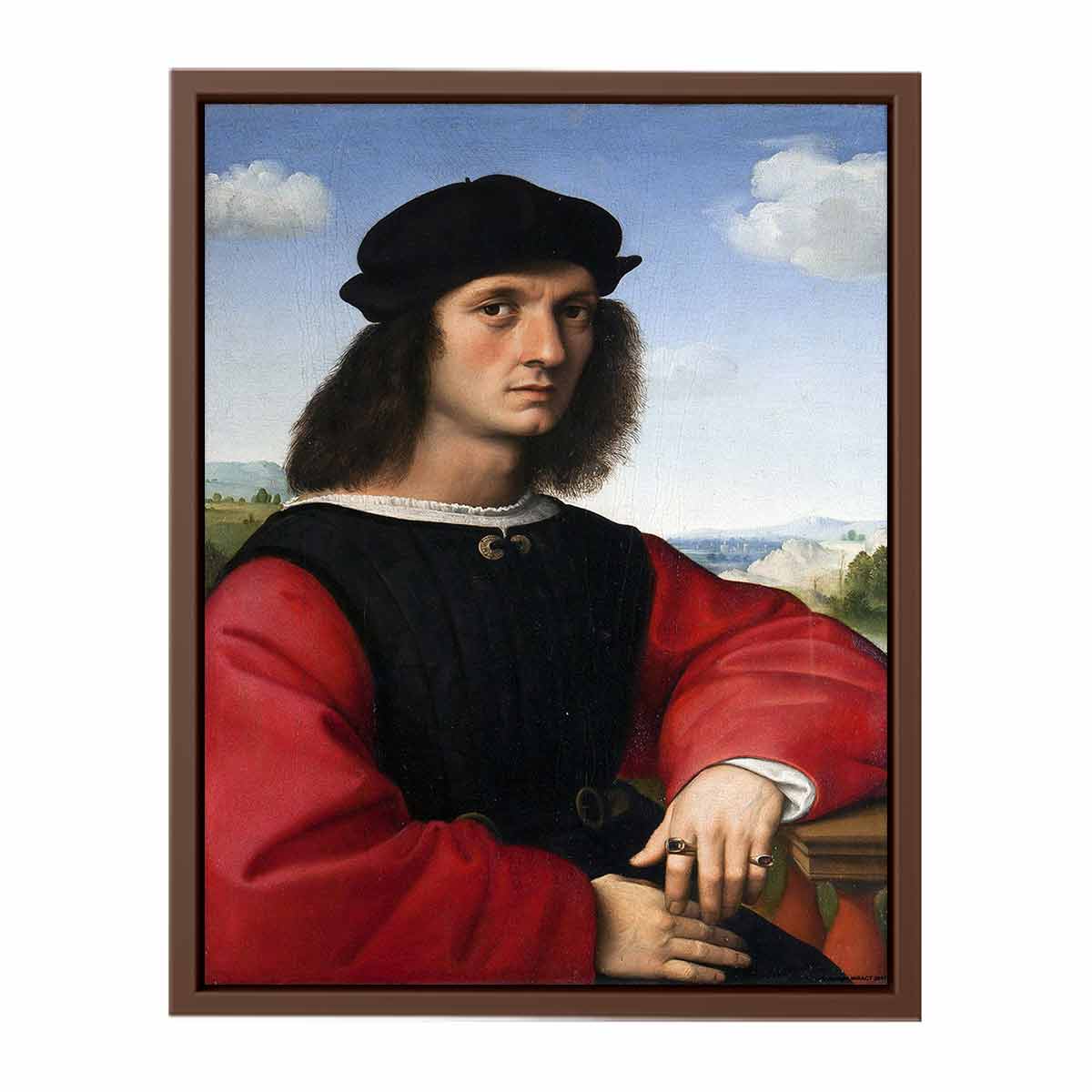 Portrait of Agnolo Doni By Raphael