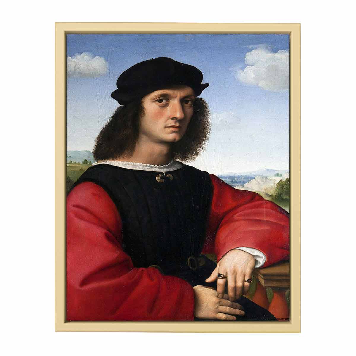 Portrait of Agnolo Doni By Raphael
