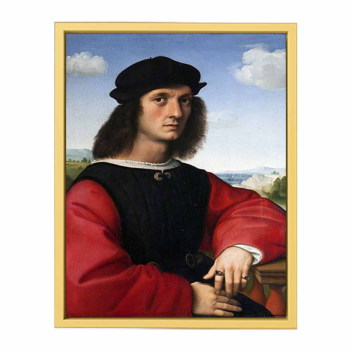 Portrait of Agnolo Doni By Raphael