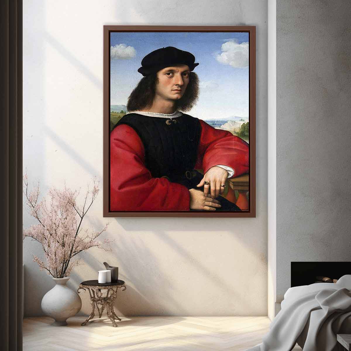 Portrait of Agnolo Doni By Raphael