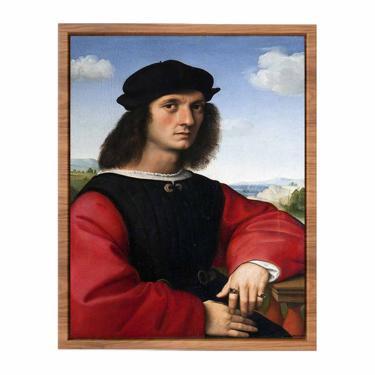 Portrait of Agnolo Doni By Raphael